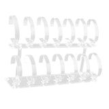 Maxbell Wrist Watch Displays Rack Holder Showcases Transparent Organizer Stand 2 Tier