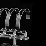 Maxbell Wrist Watch Displays Rack Holder Showcases Transparent Organizer Stand 2 Tier