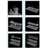 Maxbell Wrist Watch Displays Rack Holder Showcases Transparent Organizer Stand 3 Tier