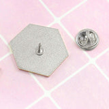 Maxbell Dice Shape Enamel Brooch Pin Bag Clothes Badge Durable for Clothing Backpack