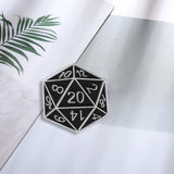Maxbell Dice Shape Enamel Brooch Pin Bag Clothes Badge Durable for Clothing Backpack