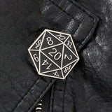 Maxbell Dice Shape Enamel Brooch Pin Bag Clothes Badge Durable for Clothing Backpack