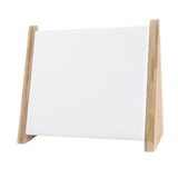 Maxbell Wooden 10 Hooks Necklace Display Stand for Retail Stores Showroom Shelves White PU Leather