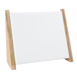 Maxbell Wooden 10 Hooks Necklace Display Stand for Retail Stores Showroom Shelves White PU Leather