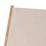 Maxbell Wooden 10 Hooks Necklace Display Stand for Retail Stores Showroom Shelves Beige Velvet