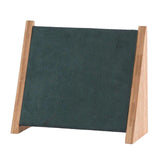 Maxbell Wooden 10 Hooks Necklace Display Stand for Retail Stores Showroom Shelves Green Velvet