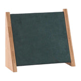 Maxbell Wooden 10 Hooks Necklace Display Stand for Retail Stores Showroom Shelves Green Velvet