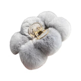Maxbell Large Hair Jaw Clips for Women Girls Thin Thick Hair Winter Claw Hair Clips Grey