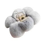 Maxbell Large Hair Jaw Clips for Women Girls Thin Thick Hair Winter Claw Hair Clips Grey