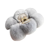 Maxbell Large Hair Jaw Clips for Women Girls Thin Thick Hair Winter Claw Hair Clips Grey