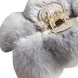 Maxbell Large Hair Jaw Clips for Women Girls Thin Thick Hair Winter Claw Hair Clips Grey