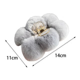 Maxbell Large Hair Jaw Clips for Women Girls Thin Thick Hair Winter Claw Hair Clips Grey