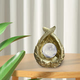 Maxbell Exquisite Sphere Holder Base Eggs Base for Easter Eggs Living Room Bedroom Aureate