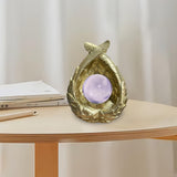 Maxbell Exquisite Sphere Holder Base Eggs Base for Easter Eggs Living Room Bedroom Aureate