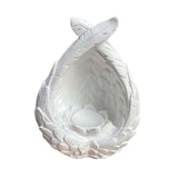 Maxbell Exquisite Sphere Holder Base Eggs Base for Easter Eggs Living Room Bedroom White