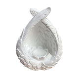 Maxbell Exquisite Sphere Holder Base Eggs Base for Easter Eggs Living Room Bedroom White