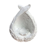 Maxbell Exquisite Sphere Holder Base Eggs Base for Easter Eggs Living Room Bedroom White
