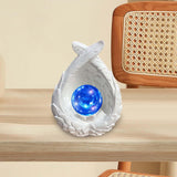 Maxbell Exquisite Sphere Holder Base Eggs Base for Easter Eggs Living Room Bedroom White