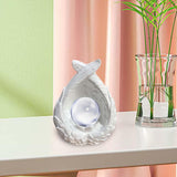 Maxbell Exquisite Sphere Holder Base Eggs Base for Easter Eggs Living Room Bedroom White