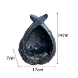 Maxbell Exquisite Sphere Holder Base Eggs Base for Easter Eggs Living Room Bedroom Black