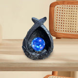 Maxbell Exquisite Sphere Holder Base Eggs Base for Easter Eggs Living Room Bedroom Black