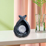 Maxbell Exquisite Sphere Holder Base Eggs Base for Easter Eggs Living Room Bedroom Black