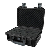 Maxbell Waterproof Watch Case 8 Grids with Handle Support Display for Home Clock