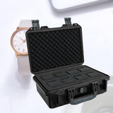 Maxbell Waterproof Watch Case 8 Grids with Handle Support Display for Home Clock