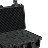 Maxbell Waterproof Watch Case 8 Grids with Handle Support Display for Home Clock