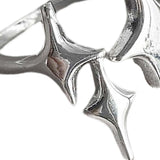 Maxbell Chic Opening Shaped Ring Copper Hip Hop Novelty for Photography Fashion Show Style C