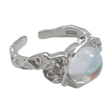 Maxbell Chic Opening Shaped Ring Copper Hip Hop Novelty for Photography Fashion Show Style D