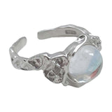 Maxbell Chic Opening Shaped Ring Copper Hip Hop Novelty for Photography Fashion Show Style D