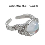 Maxbell Chic Opening Shaped Ring Copper Hip Hop Novelty for Photography Fashion Show Style D