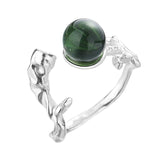 Maxbell Chic Opening Shaped Ring Copper Hip Hop Novelty for Photography Fashion Show Style E