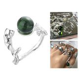 Maxbell Chic Opening Shaped Ring Copper Hip Hop Novelty for Photography Fashion Show Style E