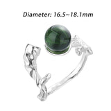 Maxbell Chic Opening Shaped Ring Copper Hip Hop Novelty for Photography Fashion Show Style E