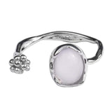 Maxbell Chic Opening Shaped Ring Copper Hip Hop Novelty for Photography Fashion Show Style G