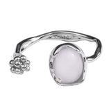 Maxbell Chic Opening Shaped Ring Copper Hip Hop Novelty for Photography Fashion Show Style G