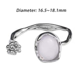 Maxbell Chic Opening Shaped Ring Copper Hip Hop Novelty for Photography Fashion Show Style G
