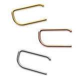 Maxbell Trendy Mini Bar Stud Earrings Full Strip Staples Staples Studs for Women Men Aureate