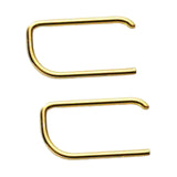 Maxbell Trendy Mini Bar Stud Earrings Full Strip Staples Staples Studs for Women Men Aureate