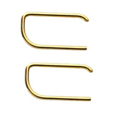 Maxbell Trendy Mini Bar Stud Earrings Full Strip Staples Staples Studs for Women Men Aureate