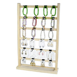 Maxbell Jewelry Organizer Stand Large Storage for Bangles Tradeshow Selling Retail with 15 Hooks