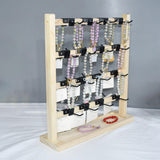 Maxbell Jewelry Organizer Stand Large Storage for Bangles Tradeshow Selling Retail with 15 Hooks