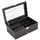Maxbell Double Layer Watch Organizer Holder for Earrings Shop Display Table Dresser