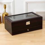 Maxbell Double Layer Watch Organizer Holder for Earrings Shop Display Table Dresser