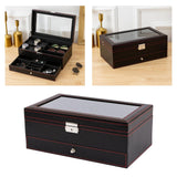 Maxbell Double Layer Watch Organizer Holder for Earrings Shop Display Table Dresser