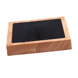 Maxbell Wooden Velvet Jewelry Tray Holder Storage Square for Bracelet Chains Earring Black