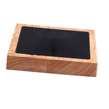 Maxbell Wooden Velvet Jewelry Tray Holder Storage Square for Bracelet Chains Earring Black