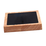 Maxbell Wooden Velvet Jewelry Tray Holder Storage Square for Bracelet Chains Earring Black